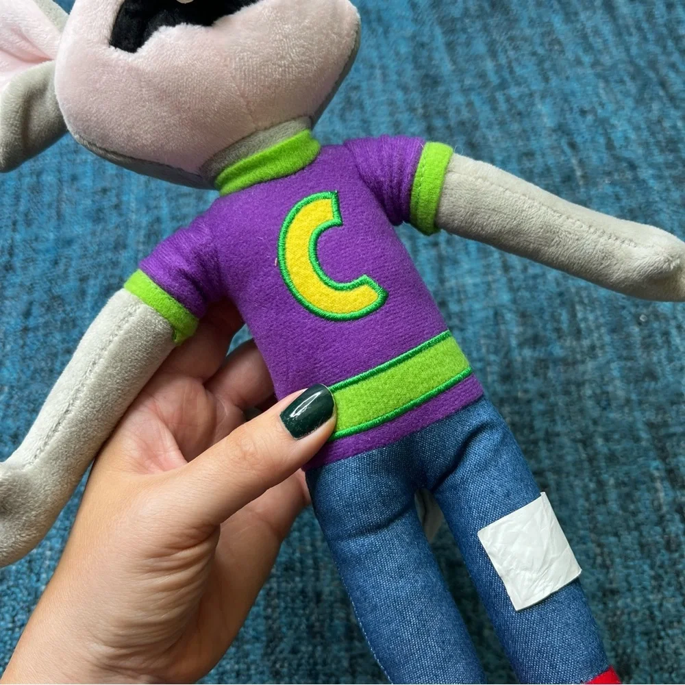 Chuck E. Cheese Mouse Plush Stuffed Animal Approx 13